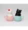 Ceramic Valentine Teacup Cat Salt and Pepper Shakers, Cat Lovers' Gift, Galentine's Day Gift, Valentine's Day Decor